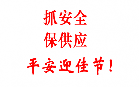 查隱患 促安全 保供應 賀新春！